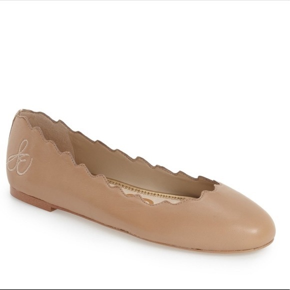 Sam Edelman Shoes - Sam Edelman scalloped flats Sz 10